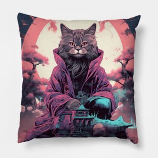 Cat Sensei Pillow