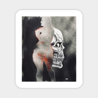 "Lady Death" Illustration Magnet