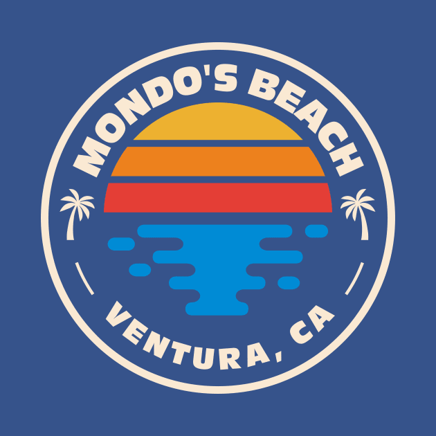 Retro Mondo's Beach Ventura California Vintage Beach Surf Emblem by Now Boarding