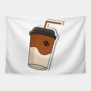 Coffee Illustration Tapestry