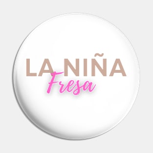 La Niña Fresa Pin