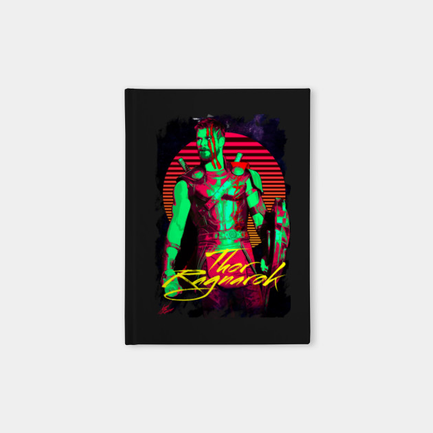 Thor Ragnarok 80s Retro Art Thor Ragnarok 80s Retro Neon Style Carnets Teepublic Fr