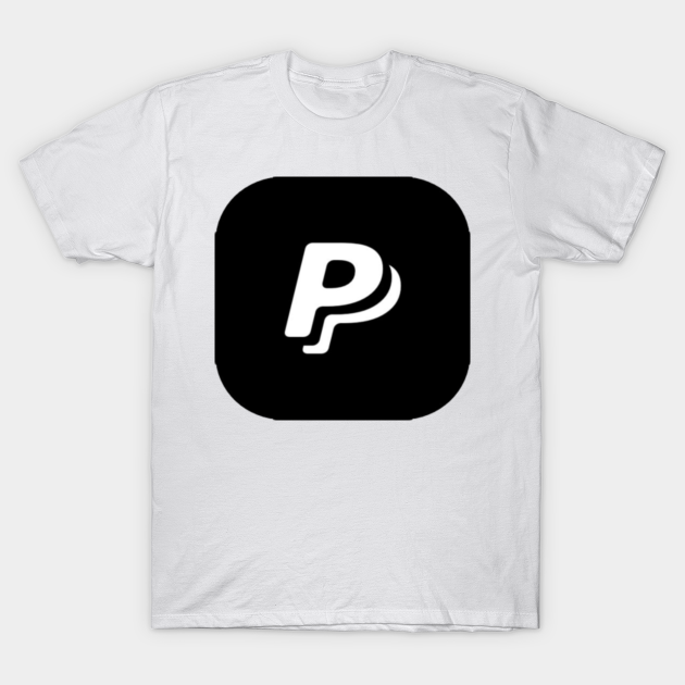 paypal logo black and white