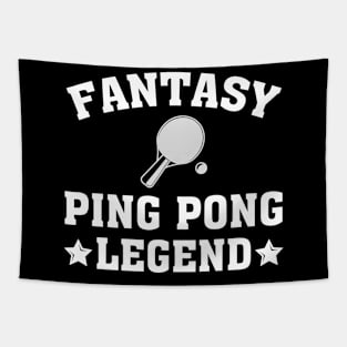 Fantasy Ping Pong Legend Funny Favorite Sporting player Tapestry