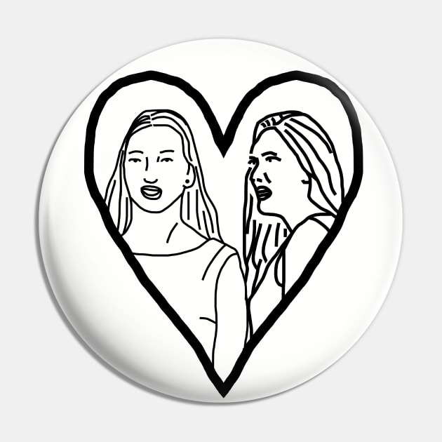 Distracted Boyfriend Meme Valentine Outline Pin by ellenhenryart