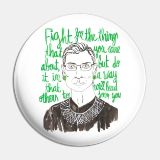 Ruth Bader Ginsburg Pin