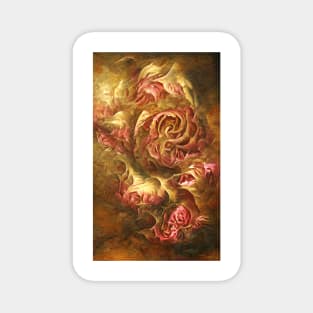 Baroque Flowers Magnet