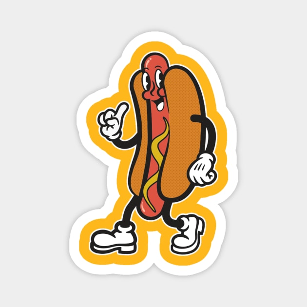 Hot Dog Magnet by HouseofLathia