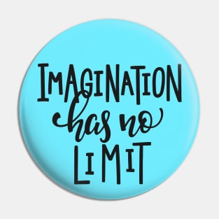 Imagination Has No limit - Positive Inspiration Quote Pin