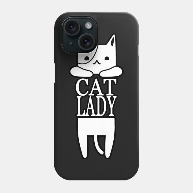 Crazy Cat lady, Funny shirt for mom, girlfriend, sister, cat lovers. Phone Case by Goods-by-Jojo