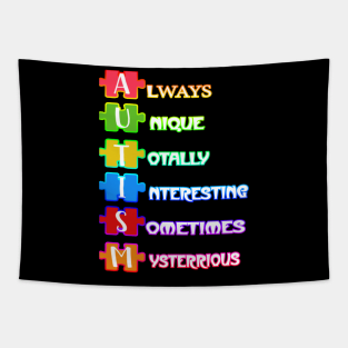 Autism Awareness T-ShirtAutism Awareness Puzzle Piece T Tapestry