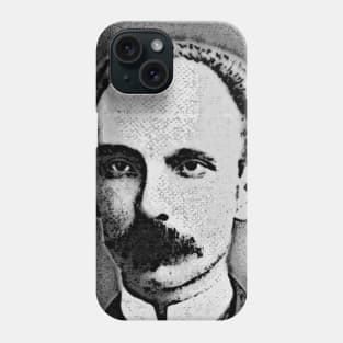 José Martí Black And White Portrait | Jose Marti Artwork Phone Case
