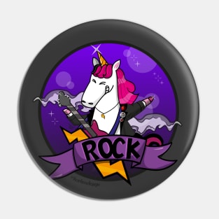 Unicorn Ready to Rock Pin