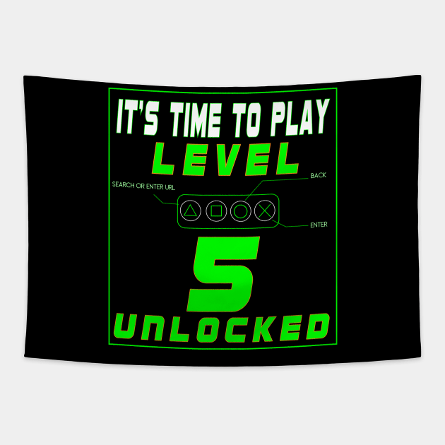 LEVEL UNLOCKED IT'S TIME TO PLAY Tapestry by Lord Sama 89