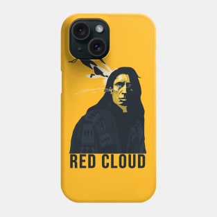 Native American Red Cloud Vector 2 Phone Case