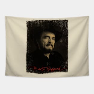 80s Classic Marle Haggard Tapestry