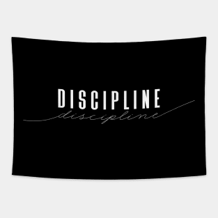 Discipline -  - Elegant Minimal Design Tapestry