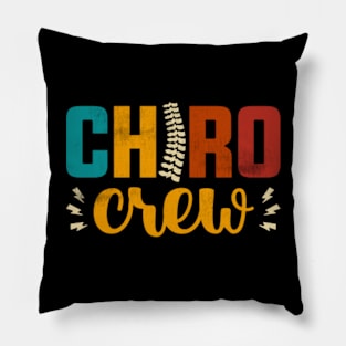 Chiro Crew Chiropractor Chiropractic Assistant Pillow