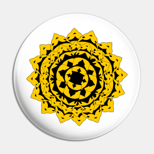 Flower Power Yoga Pin