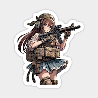 Tactical Girl Magnet