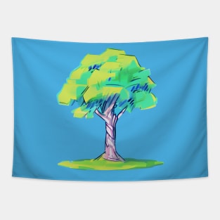 Save the Earth Digital Tree Sketch (MD23ERD009) Tapestry