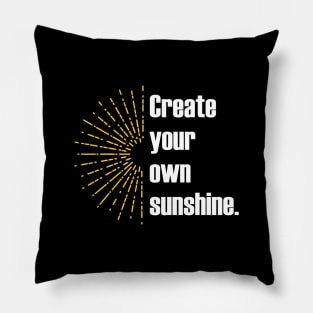 Create your own sunshine Pillow