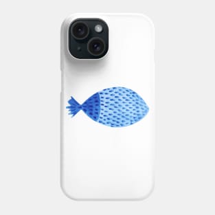 blue fish Phone Case