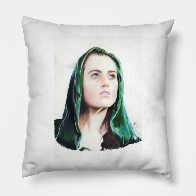 The Lady Morgana Pillow by DustNox