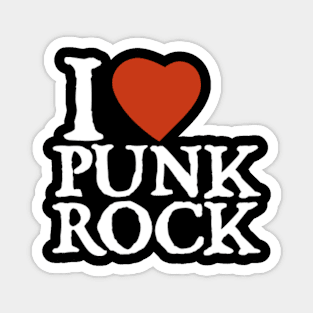 I Love Punk Rock Magnet