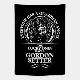 Gordon Setter Guardian Angel dog saying Tapestry