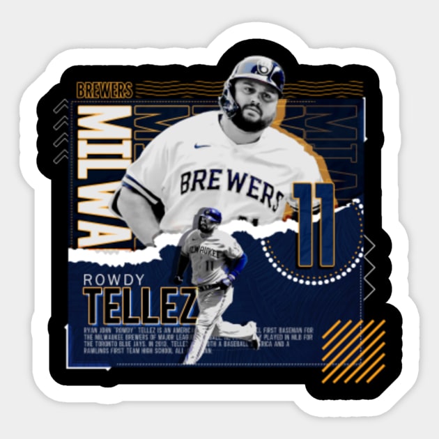 Rowdy Tellez Jersey  Milwaukee Brewers Rowdy Tellez Jerseys