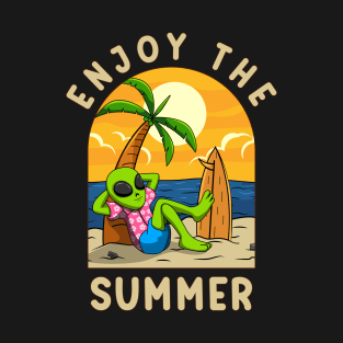Alien Enjoy the summer T-Shirt