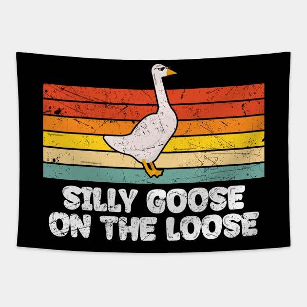 Silly Goose On The Loose Tapestry by Siduwor.uma