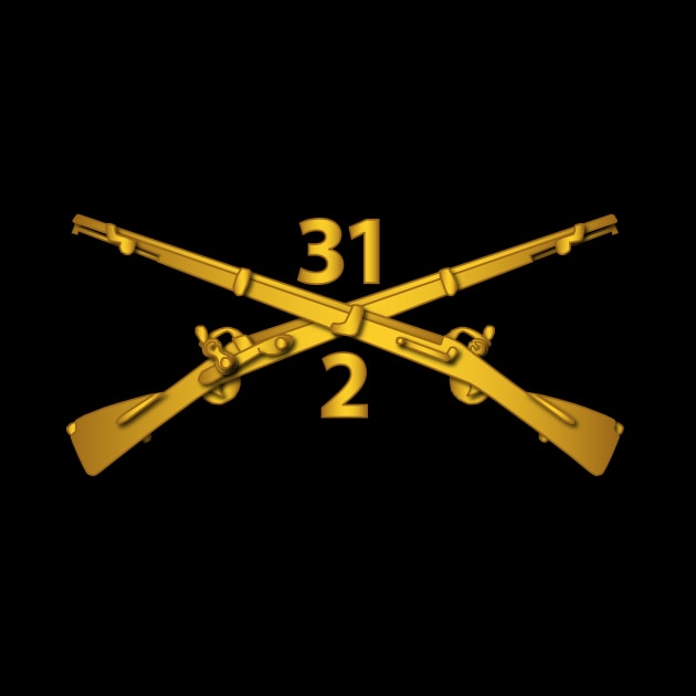 2nd Bn - 31st Infantry Regiment Branch wo Txt by twix123844