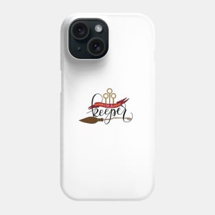 Black 'I'm A Keeper' Pun - Red Phone Case