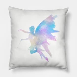 Cute Watercolor Fairy Pillow