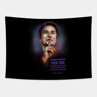 Elon Musk Tapestry