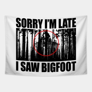 I Saw Bigfoot Tapestry