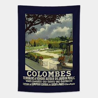 Colombes France Vintage Poster 1914 Tapestry