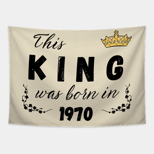 King born in 1970 Tapestry by Kenizio 