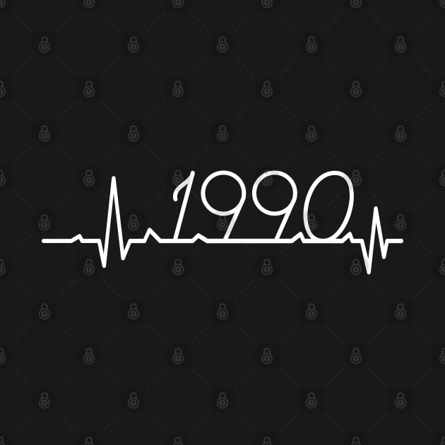 30th Birthday Gift 1990 Heartbeat by Havous