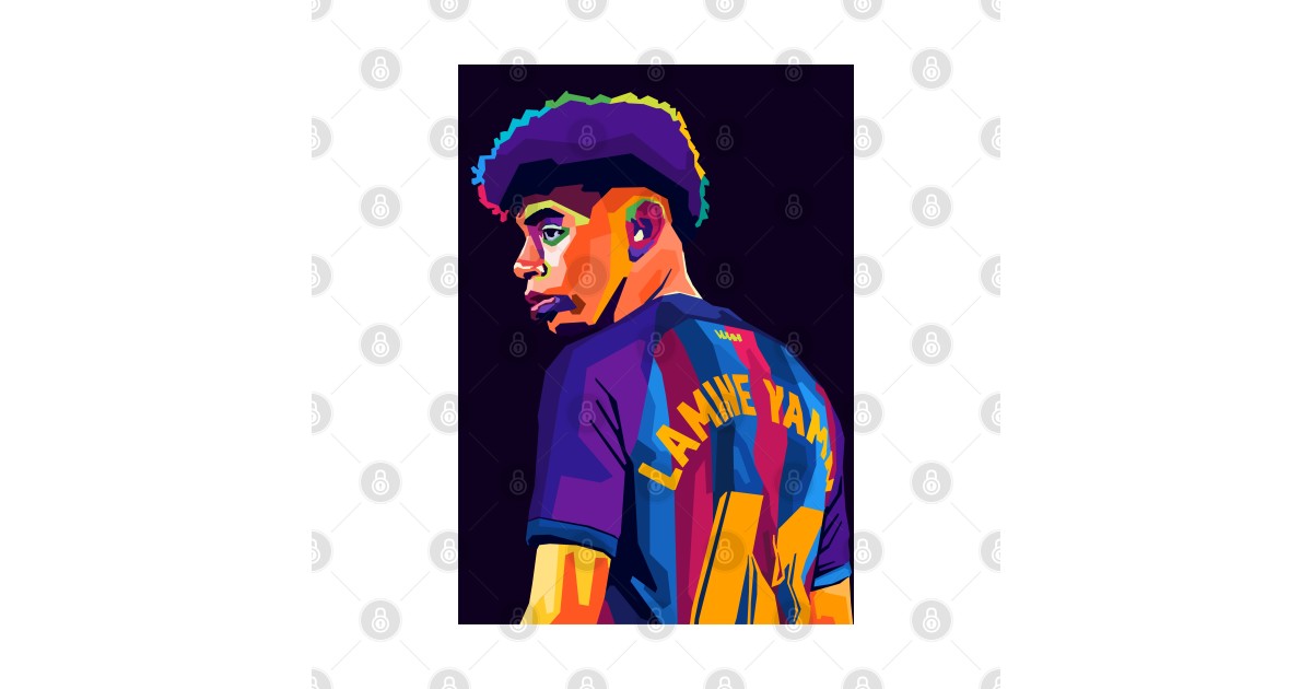 Lamine Yamal Pop Art - Lamine Yamal - T-Shirt | TeePublic