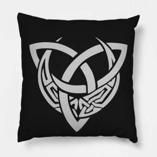 Triquetra Celtic Moon Symbol Pillow