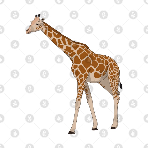 Giraffe by Sticker Steve