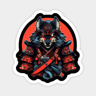 samurai dog Magnet