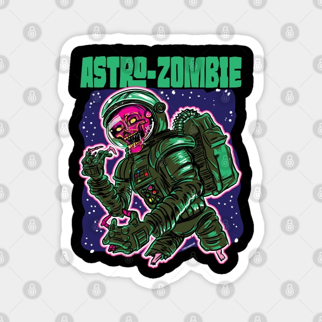 Astro-Zombie Zombie Astronaut Magnet by eShirtLabs