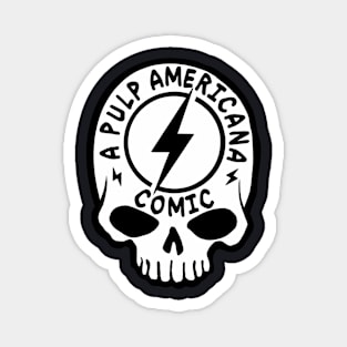 Pulp Americana Skull Magnet