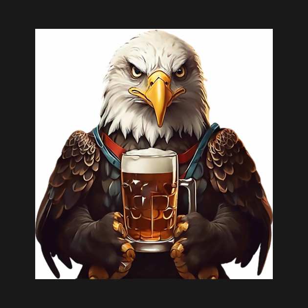 EAGLE AND BEER by likbatonboot