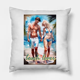 beach lover Pillow