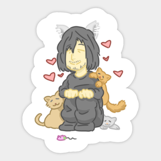 Aizawa Cat Mom Myheroacademia Sticker Teepublic